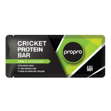 Load image into Gallery viewer, ProPro Lime & Lemongrass // Cricket Protein Bar
