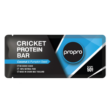 Load image into Gallery viewer, ProPro Coconut & Pumpkin Seed // Cricket Protein Bar
