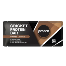 Load image into Gallery viewer, ProPro Cocoa & Cashew // Cricket Protein Bar