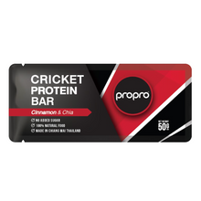 Load image into Gallery viewer, ProPro Cinnamon & Chia // Cricket Protein Bar