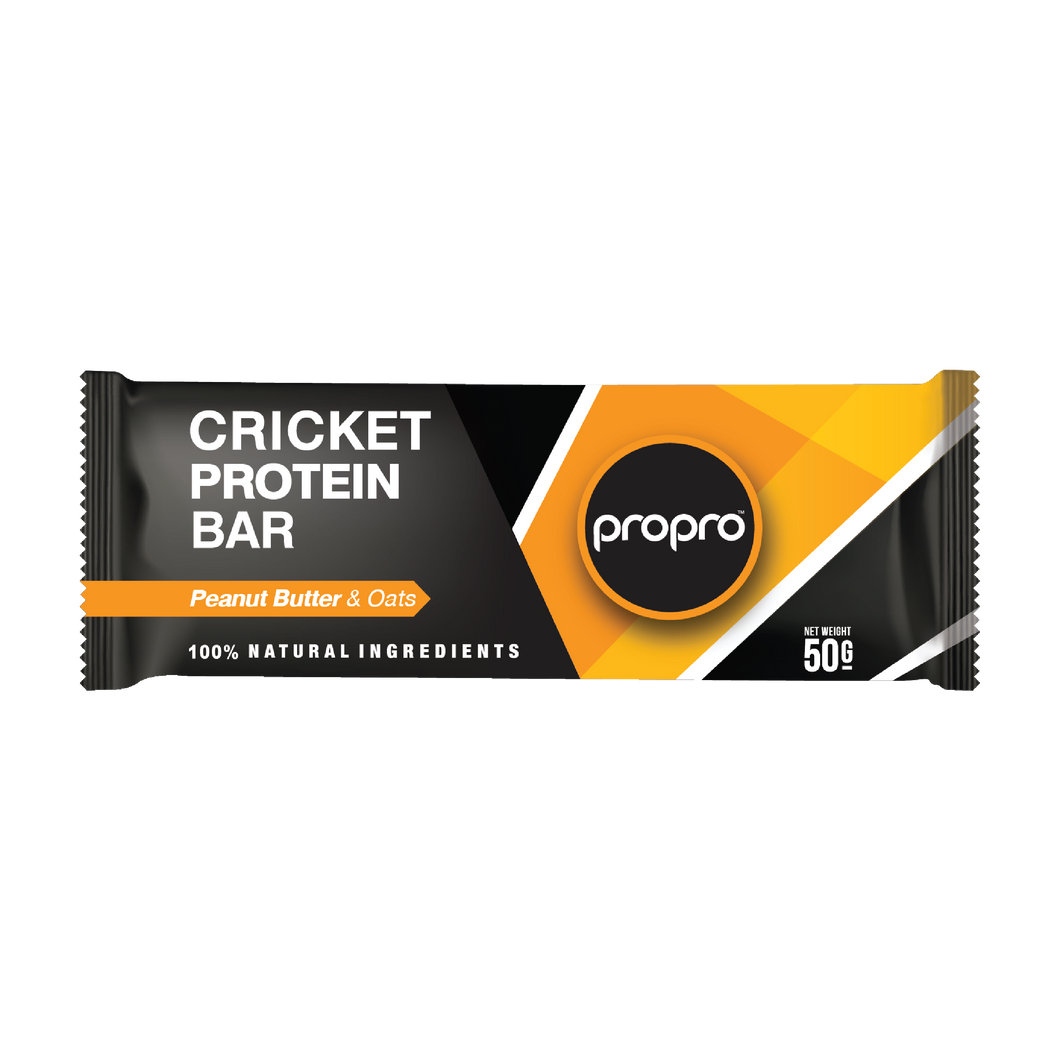 ProPro Peanut Butter & Oats // Cricket Protein Bar