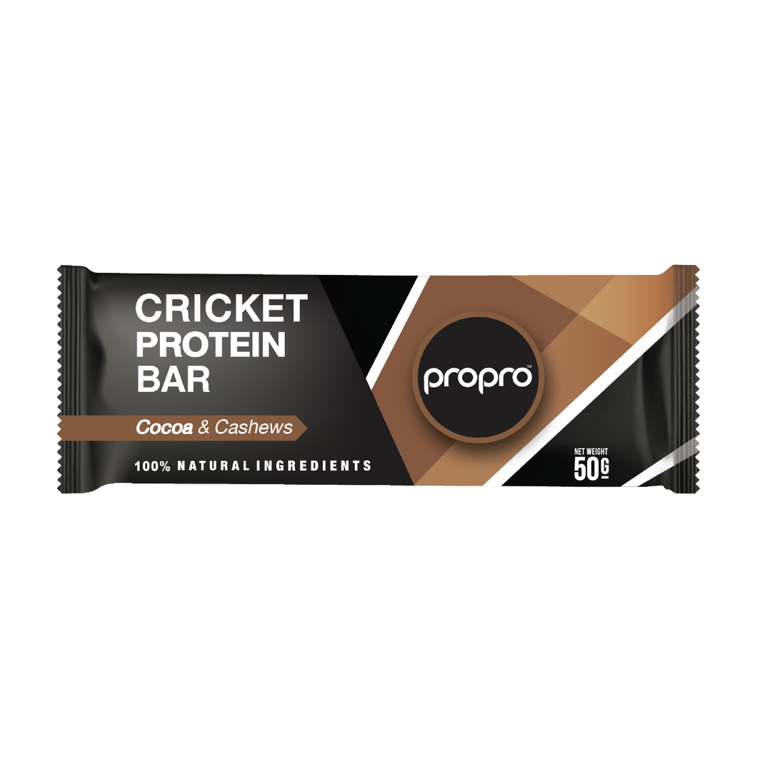 ProPro Cocoa & Cashew // Cricket Protein Bar