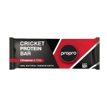 Load image into Gallery viewer, ProPro Cinnamon &amp; Chia // Cricket Protein Bar
