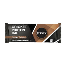 Load image into Gallery viewer, ProPro Cocoa &amp; Cashew // Cricket Protein Bar

