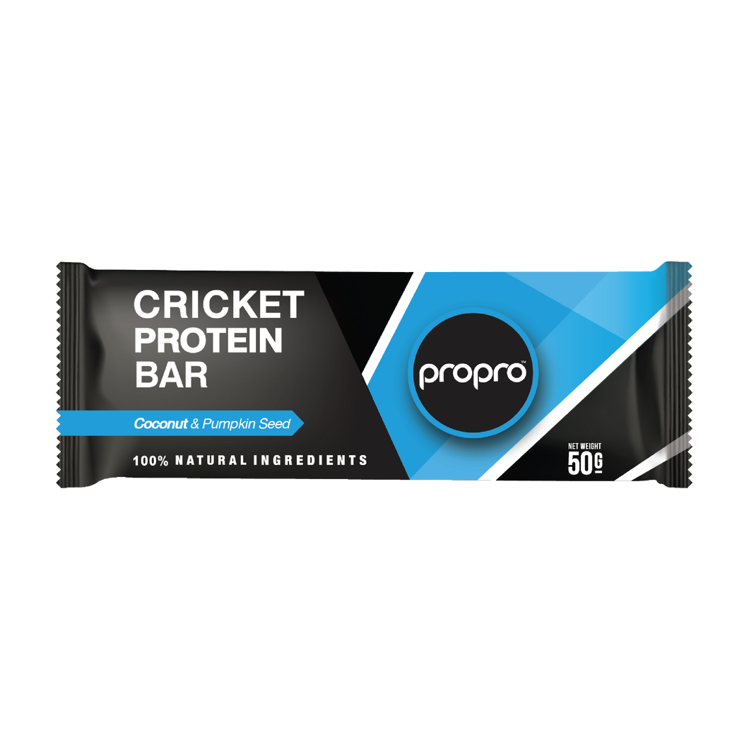 ProPro Coconut & Pumpkin Seed // Cricket Protein Bar