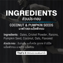 Load image into Gallery viewer, ProPro Coconut &amp; Pumpkin Seed // Cricket Protein Bar
